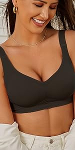 Soft Wirefree Seamless Bras for Women Comfort Full Coverage Bralettes Everyday Sleep Bras