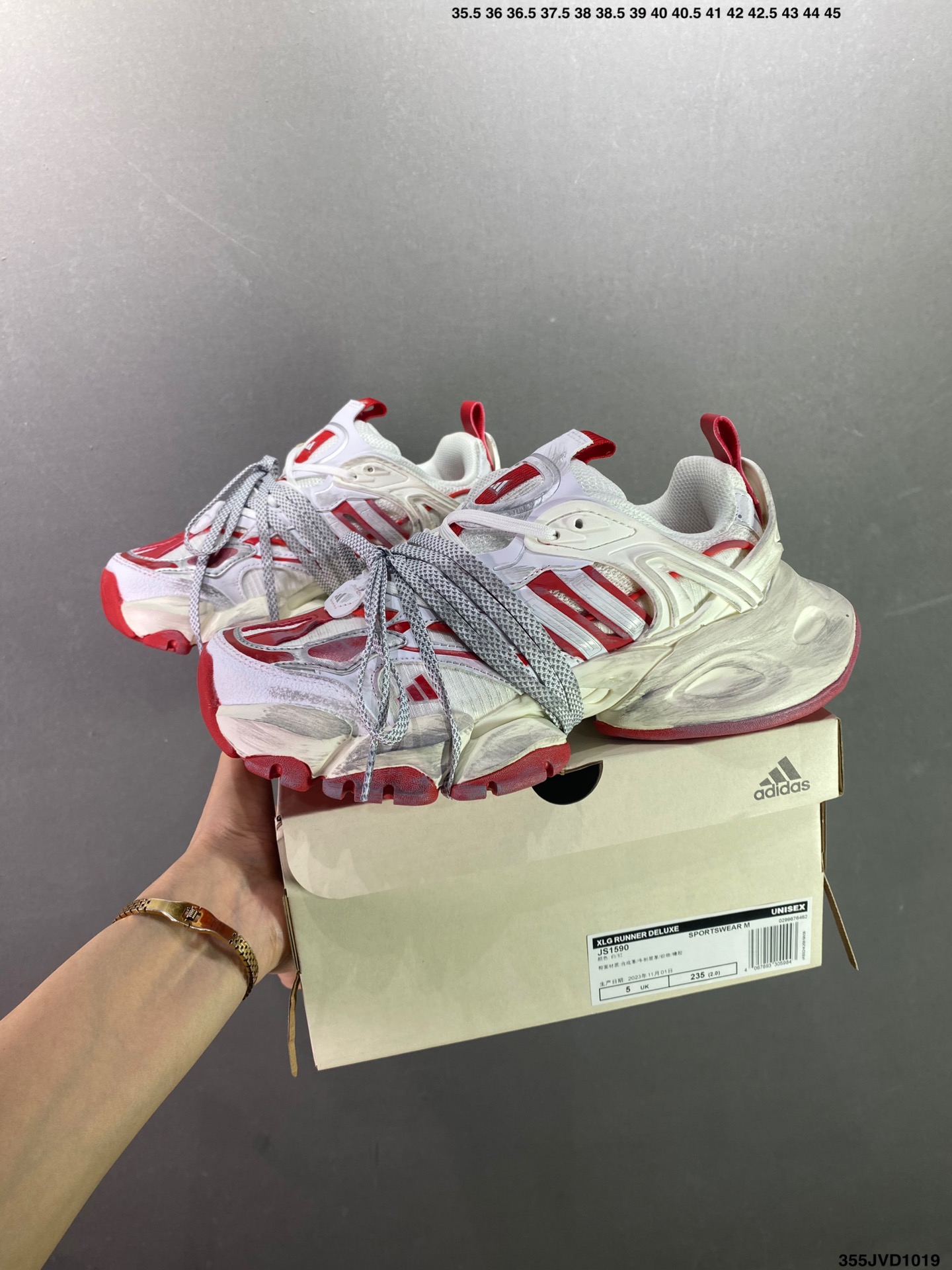 Adidas XLG Runner Deluxe JS1590 pink - Agihotshop