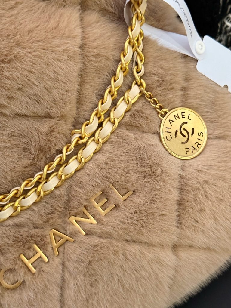 Chanel 22 Mini Handbag leather texture