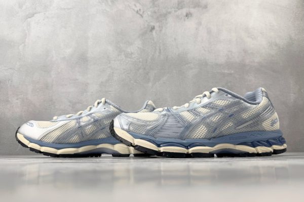 wsxc1780495872983_4 KITH x ASICS GEL-KAYANO 12.1 medial side view showing FluidRide midsole and GEL heel cushioning