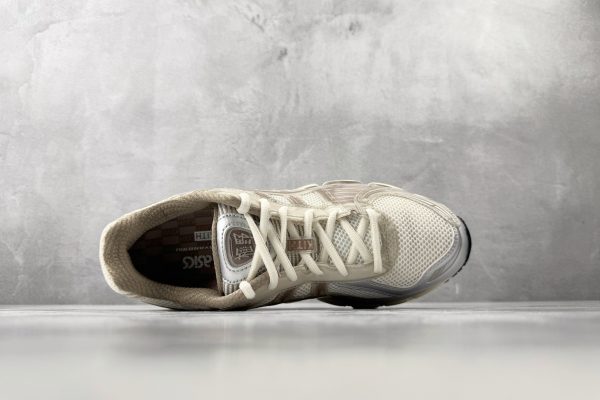 ASICS × KITH GEL-Kayano 12.1 Loyalty Pack tongue detail with embroidered Chinese character patch (植野 / 友達)