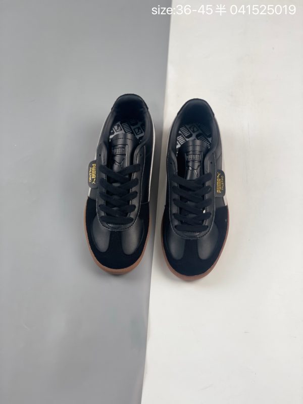 wsxc1780824310767_2 PUMA Palermo Special black leather sneaker — top-down view with black laces