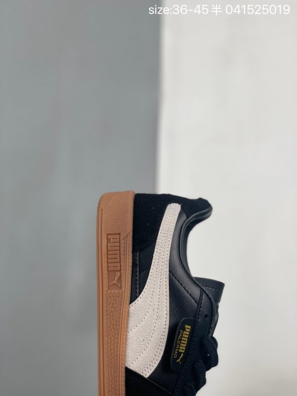 wsxc1780824311299_8 PUMA Palermo Special gum midsole with embossed PUMA logo — heel side detail view