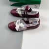PUMA Speedcat Lovelace Ballet Dark Crimson top view with contrasting bows